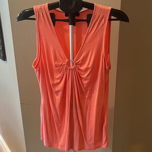 White House Black Market Coral Tank Top